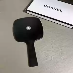 Chanel Handheld Rectangle Handheld Makeup Mirror - Black - Picture 1 of 5