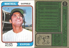 1974 Topps #485 Felipe Alou - - Very Good