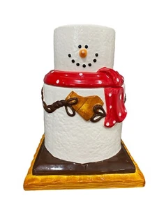 Ganz Das Original S'Mores Schneemann Dose Keksdose Farbe Chip auf Nase - Bild 1 von 9