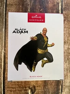 HALLMARK KEEPSAKE DC BLACK ADAM THE ROCK CHRISTMAS ORNAMENT NEW WITH BOX - Picture 1 of 3