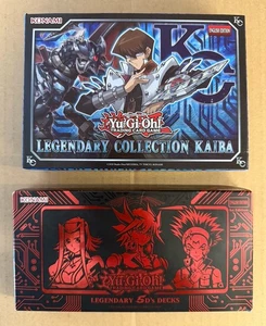 Yu-Gi-Oh TCG Legendary Collection Kaiba Booster Box + Legendary 5D’s Decks Box - Imagen 1 de 2