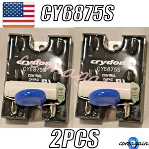 2PCS New In Box For CRYDOM CY6875S 24VAC Solid State Relay SCR PS-8895 - Picture 1 of 4