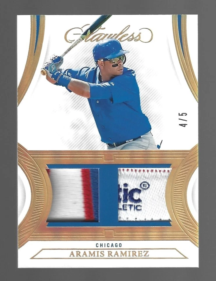 Etiqueta de lavandería Aramis Ramírez 2022 Panini impecable doble parche 4/5💲 Foto 1 de 3