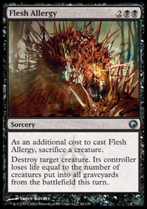 Flesh Allergy - Medium Play MTG Scars of Mirrodin - Image 1 of 1