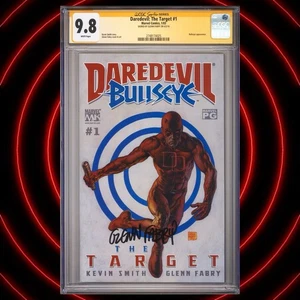 CGC 9.8 SS Daredevil The Target #1 2014 signed by Glenn Fabry White Pages - Picture 1 of 2