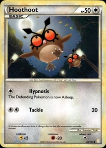 Hoothoot 66/123 | HeartGold & SoulSilver - Base Set | Pokemon TCG | ENG | Common - Picture 1 of 4