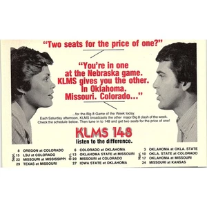 KLMS 148 Transmisiones Big 8 Juego de la Semana NE 1979 Anuncio SAG8-1  - Imagen 1 de 2