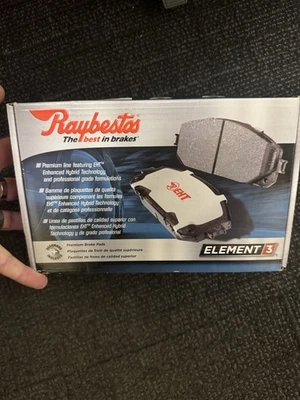 Комплект задних дисковых тормозных колодок Raybestos Element3 для Audi A3 Braking io 2015-2020 годов выпуска - Изображение 1 из 4
