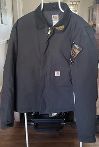 Chaqueta Y2K Carhartt Forrada con Manta Detroit J02 Negra Talla 46 - Imagen 1 de 8