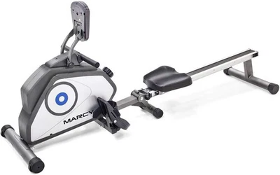 Foldable Magnetic Rowing Machine 8-Level Resistance LCD Home Rower 136KG - Image 1 of 4