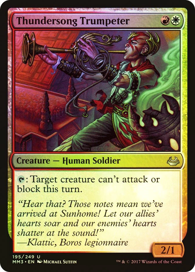 MTG FOIL Thundersong Trumpeter  - Modern Masters 2017 #195 - Image 1 of 1