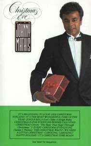 Christmas Eve With  Johnny Mathis Columbia Records 1986 Cassette Tape - Picture 1 of 1
