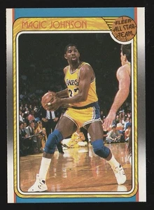 1988-89 Fleer #123 Magic Johnson Los Angeles Lakers HOF - Picture 1 of 2