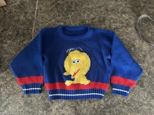 Maglione bambino vintage 1988 Sesame Street Big Bird - Foto 1 di 10