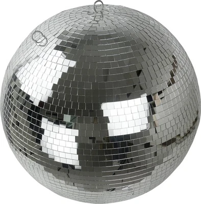 Silver Mirror Ball 600mm 24" inch Disco Glitter  - Image 1 of 3