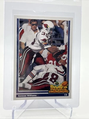 1991 Upper Deck Aeneas Williams Rookie Football Card #630 Mint FREE SHIPPING - Image 1 of 3