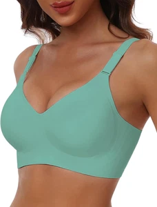 Comfortable Seamless Full Coverage Bra for Women Wireless Bras with Soft Support - Picture 1 of 12