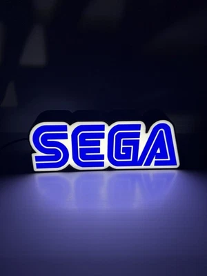 Sega Light Box USB Gift Mega Drive Master Saturn Vintage Retro Game Display Sign
