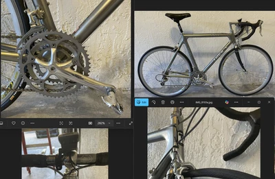 Bicicleta de carretera Trek OCLV Carbono 5500 58 cm Shimano Dura Ace/Ultegra 27 velocidades plateada Foto 1 de 4