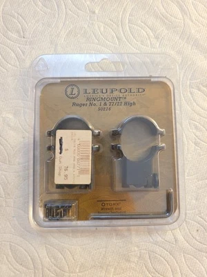 Leupold Ringmount Ruger #1 y 77/22 alto, 50216 Foto 1 de 2