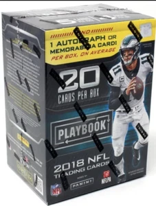 2018 Panini Playbook Football Blaster Lamar Jackson Josh Allen Auto Or Relic RC - Picture 1 of 1