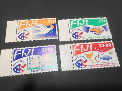 FIJI PEACE CORPS 1993 CONJUNTO DE 4, MNH, Scott # 680-683 envío combinado Foto 1 de 2