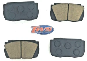 KIT 4 FRONT BRAKE PADS FOR ABARTH 1600 2400 FIAT 1500 2100 VOLVO P 1800 - Picture 1 of 4