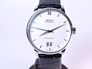 Men's Swiss Watch Mido Baroncelli Big Date $1550rrp - Picture 1 of 14