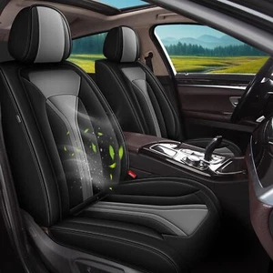 Car For NISSAN Rogue 2010-2023 Seat Covers Front&Rear Cushion 5-Sits PU Leather - Picture 1 of 7