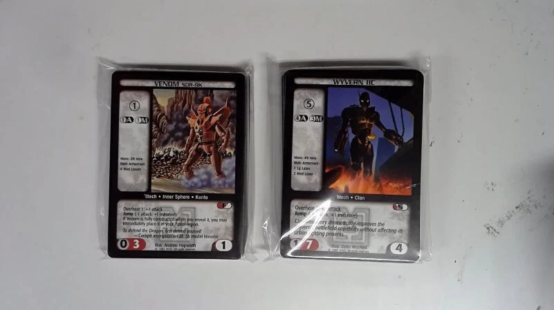 Battletech CCG/TCG Mercenaries Complete Common/Uncommon Set 1997 WOTC - Image 1 of 1