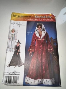 SIMPLICITY 2818 Women's Costume Khaliah Ali  Queen Halloween 26W - 32W UNUSED FF - Picture 1 of 3