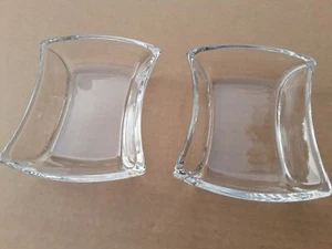 Desert Dishes Vintage Square Serving Bowls Banana Split Ice Cream Sundae - Bild 1 von 2