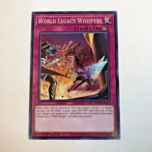 YuGiOh! WORLD LEGACY WHISPERS: MP18-EN217 RARE 1st Edition NM - Picture 1 of 1
