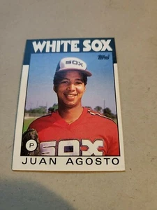 1986 Topps Baseball White Sox Juan Agosto # 657. - Picture 1 of 2
