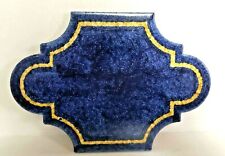 Mid Century Ceramic Tile Italy Cobalt Blue Semigres Trivet Coaster Wall Tile 11"