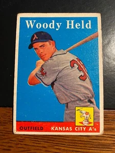 1958 Topps Baseball #202 ¡¡Woody Hold!! ¡ENVÍO DE $1!! - Imagen 1 de 2