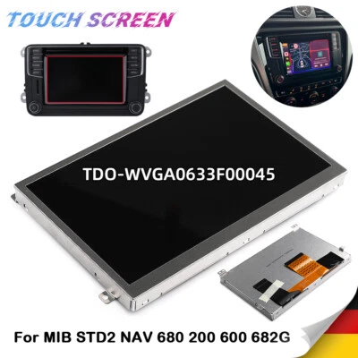Display touchscreen 6,5" per VW MIB STD2 NAV 200 682 680 IT TDO-WVGA0633F00045 - Immagine 1 di 4