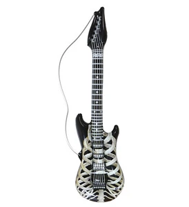 Aufblasbare Gitarre 105 cm Scary Skelett-Luftgitarre Halloween Gothic 120475313 - Bild 1 von 4