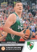 2015-16 Upper Deck Euroleague Basketball #E56 Paulius Jankunas 