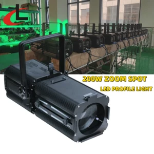 Zoom 200W RGBW 4 en 1 Luz de Escenario LED Teatro Perfil Spot Fresnel Luces Gobo - Imagen 1 de 10