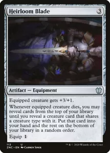 MTG Magic the Gathering Heirloom Blade (113/162) Zendikar Rising Commander LP - Picture 1 of 1