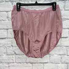 Vintage Hanes Womens Panties Size 11 Blush Pink Nylon Silky Sissy NOS Brief 4XL