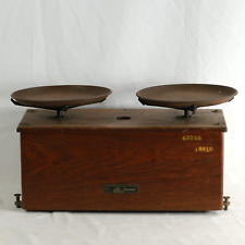Antique 1900s Torsion Balance Co Style 258 Oak Box 4.5Kg Limit