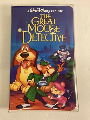The Adventures of the Great Mouse Detective (Black Diamond Edition VHS, 1992) - Image 1 of 4