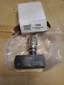 NEU KÄUFERPRODUKTE F600S Stahl Durchflussregelventil 3/8" Ventil NPT - Bild 1 von 5