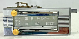 1959 FORD FAIRLANE GALAXIE DASH HEATER CONTROLS LEVERS KNOBS - Picture 1 of 11