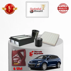 KIT TAGLIANDO FILTRI E OLIO MAZDA CX-7 2.2 MZR-CD 127KW 173CV 2010 -> - Imagen 1 de 2
