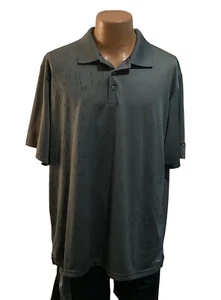 Camisa polo Champion C9 adulto extra grande gris logotipo ligero dúo golf seco para hombre - Imagen 1 de 5
