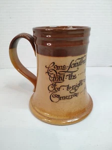 Royal Doulton England Ye Olde Cheshire Cheese 1667 Stoneware Pots Mug 5" High - Picture 1 of 7