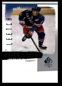 2000-01 SP Authentic Brian Leetch New York Rangers #57